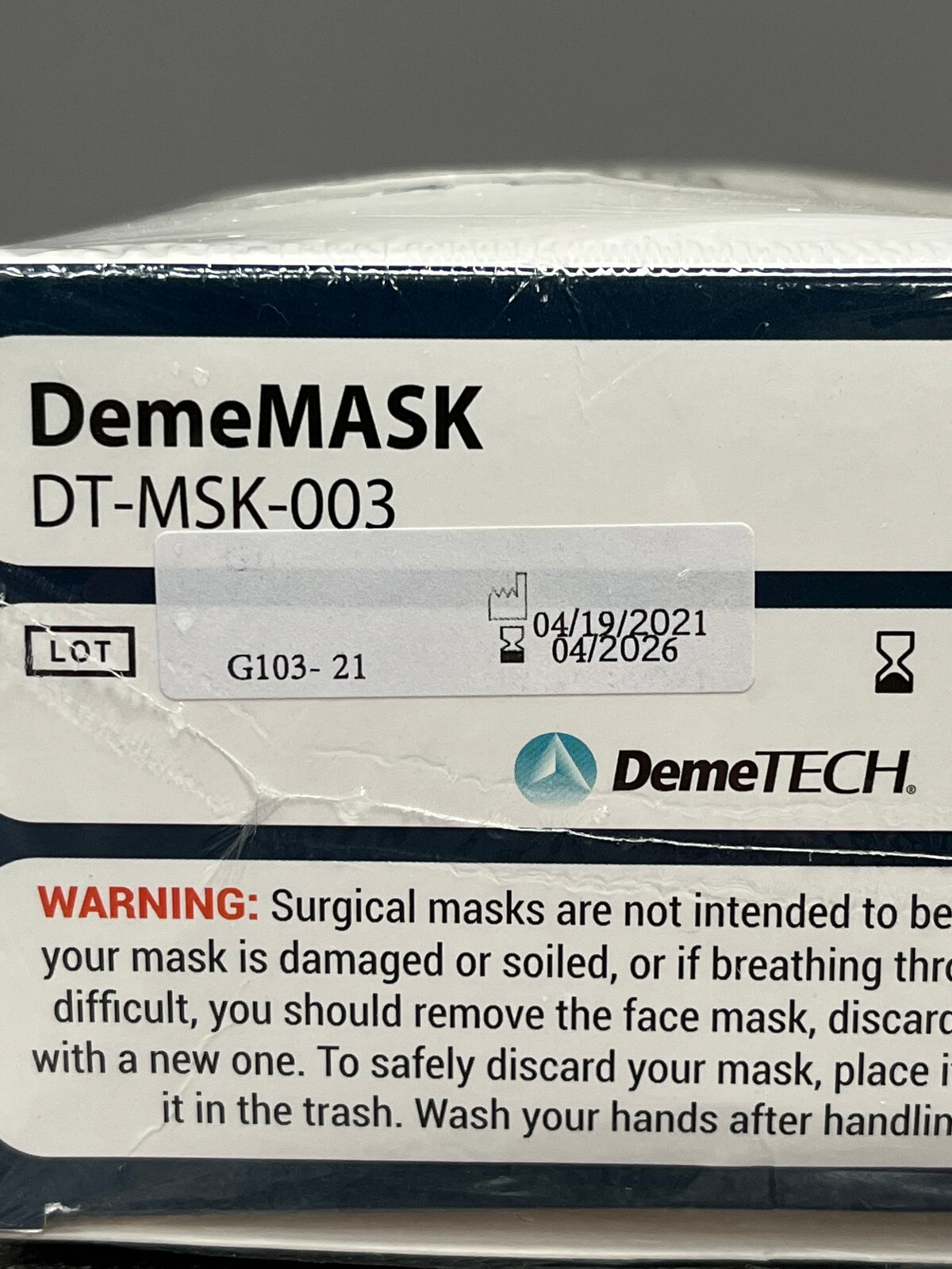 MEDICAL SURGICAL Level 3 Highly Protective 3 Layer Face Masks BOX OF 50 USA