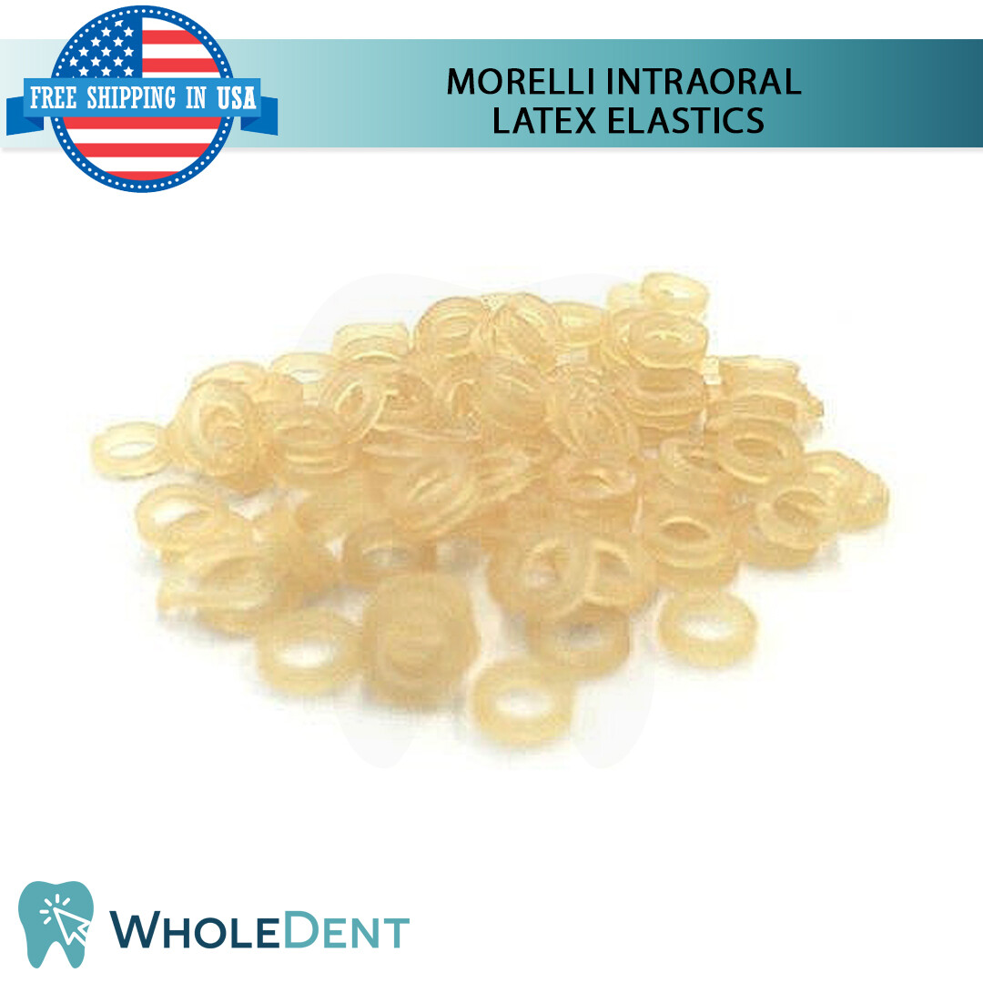 Orthodontic Dental Intraoral Elastics Bands 100pcs Latex Rubber Morelli Ortho