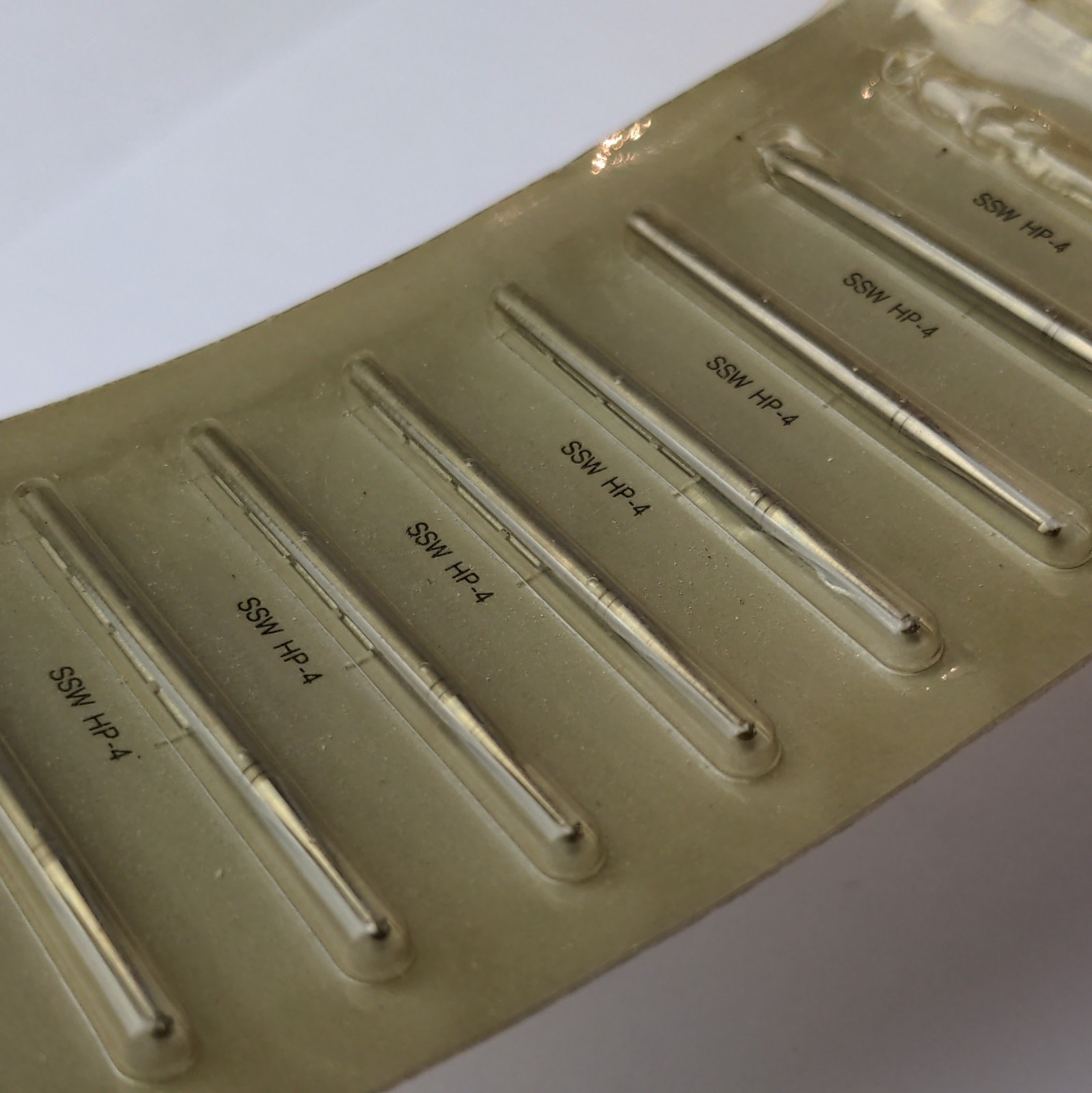 SS White HP-4 Carbide Dental Bur HP Long Straight Shank Order No. 14832