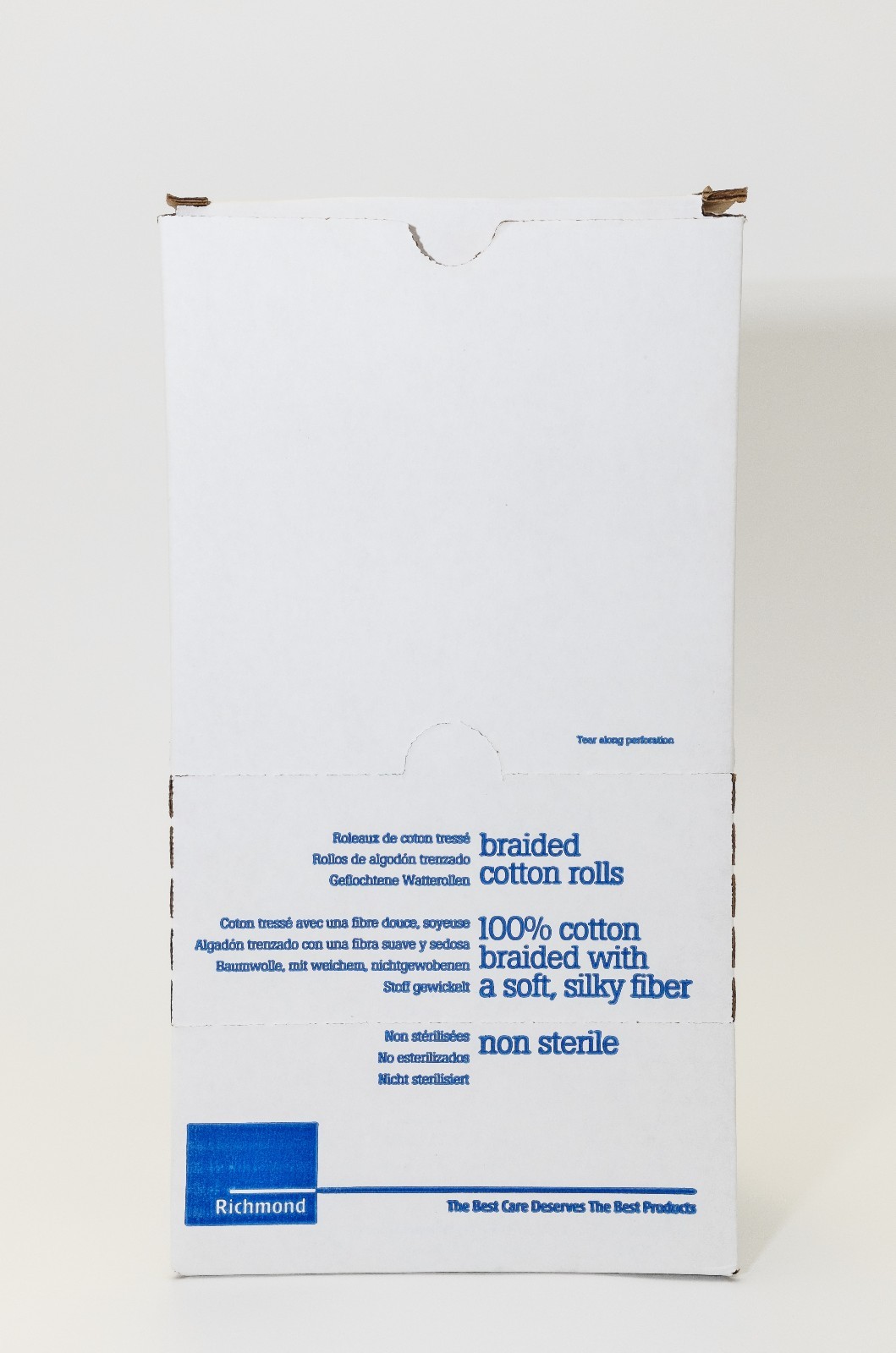 Dental Disposable Braided Cotton Rolls Non-sterile 1 1/2″ Medium 3/8″ Diameter