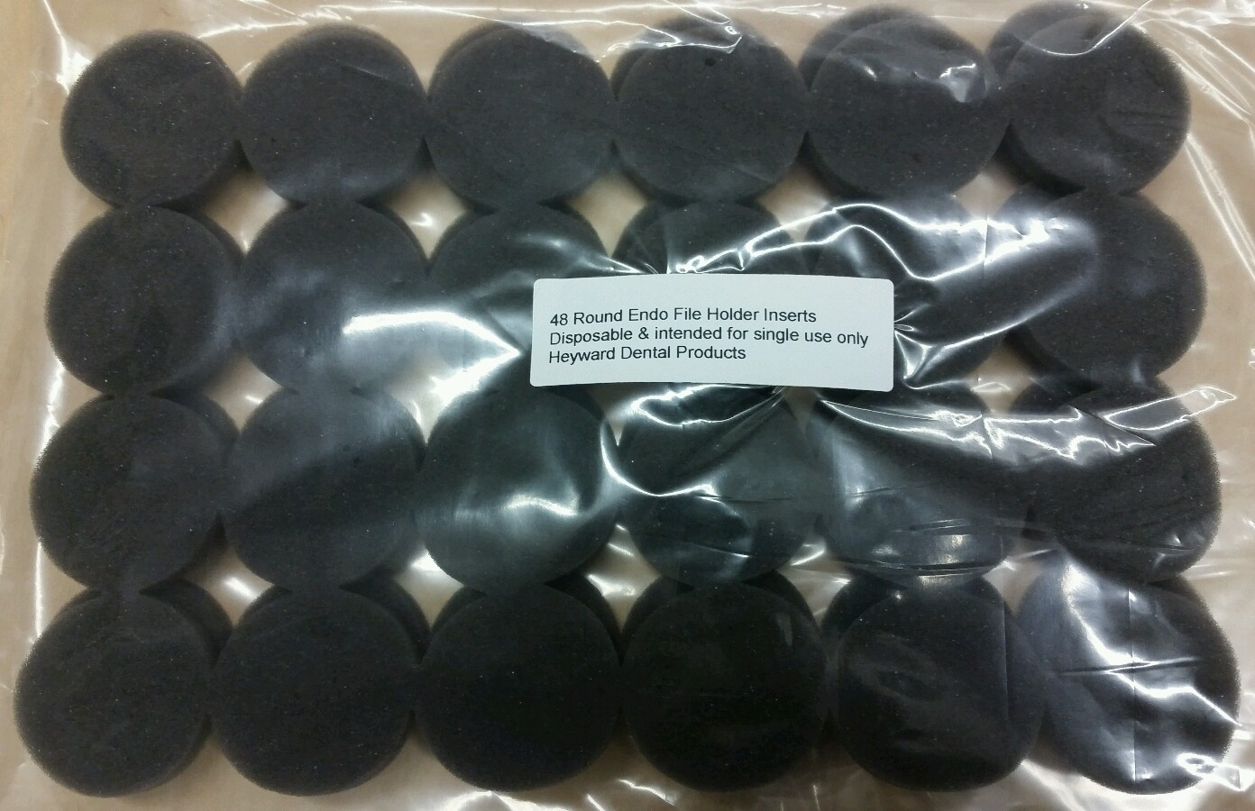 480 Gray Endodontic Foam Round sponges Endo Inserts
