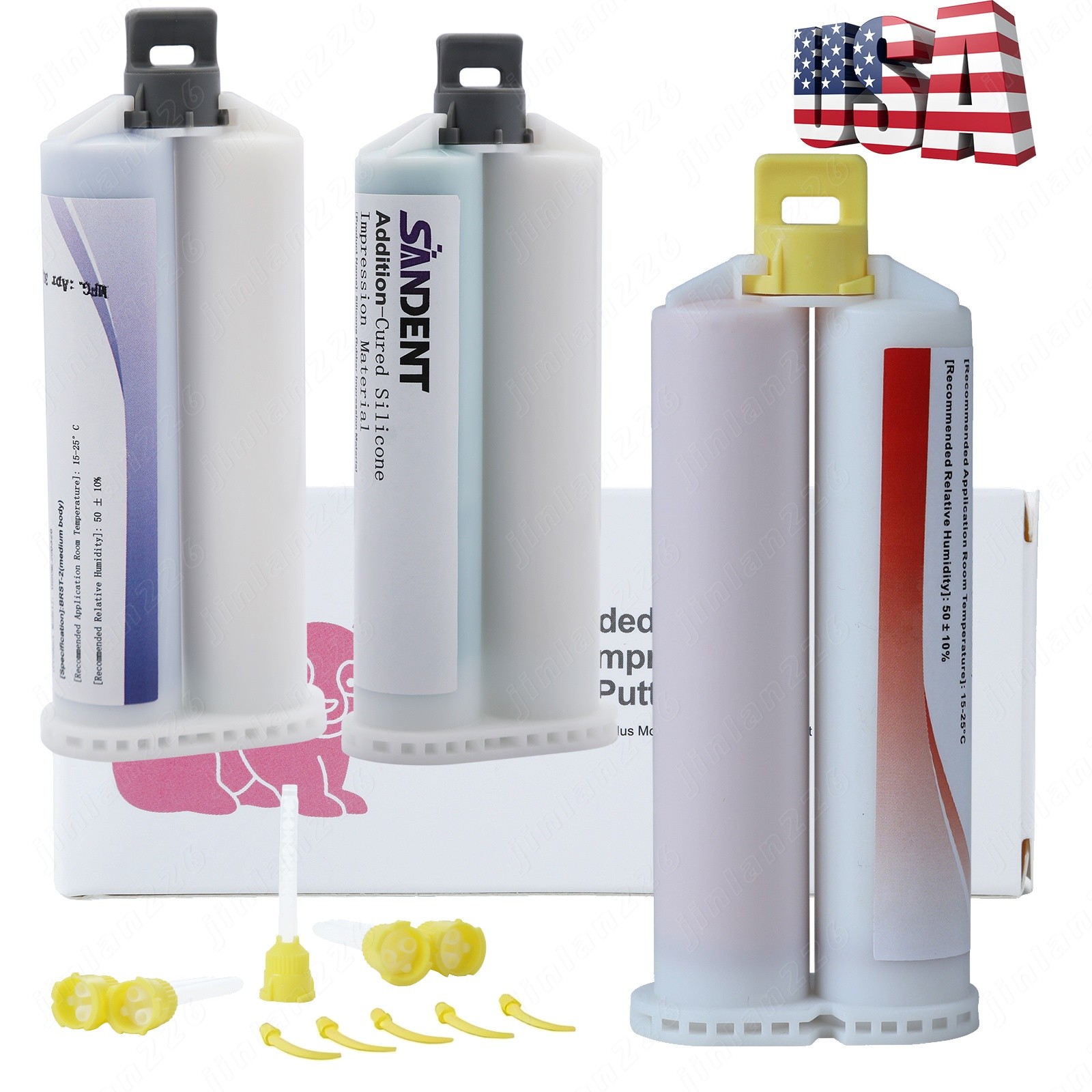 Dental Impression Material, VPS Medium Heavy & Light Body,Fast Set (Choose Qtys)