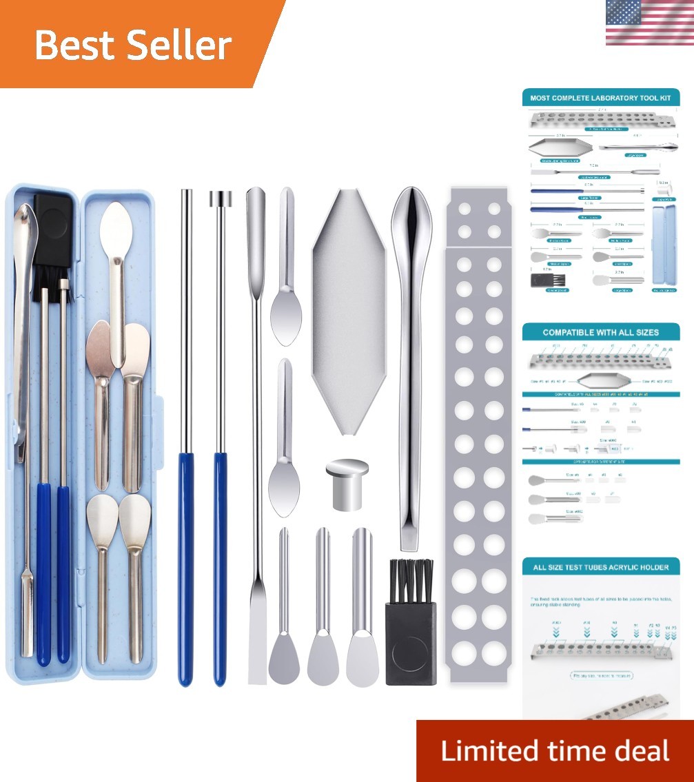 Filling Tools kit – Home & Labs Supplies with Empty Funnel Tray and Spoon Sco…