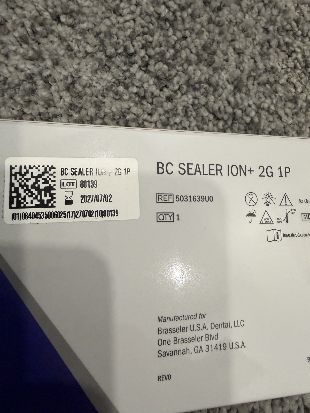 New Brasseler Ion+ Plus BC Bioceramic Sealer 2g Endo Root Canal Free Shipping