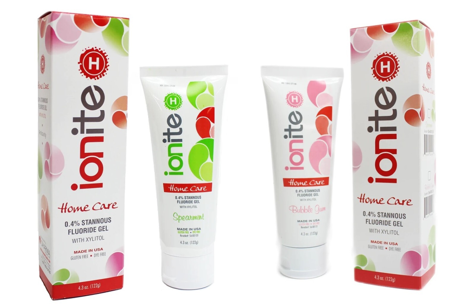 Ionite H Home Care 0.4% Stannous Fluoride Gel with Xylitol by Dharma