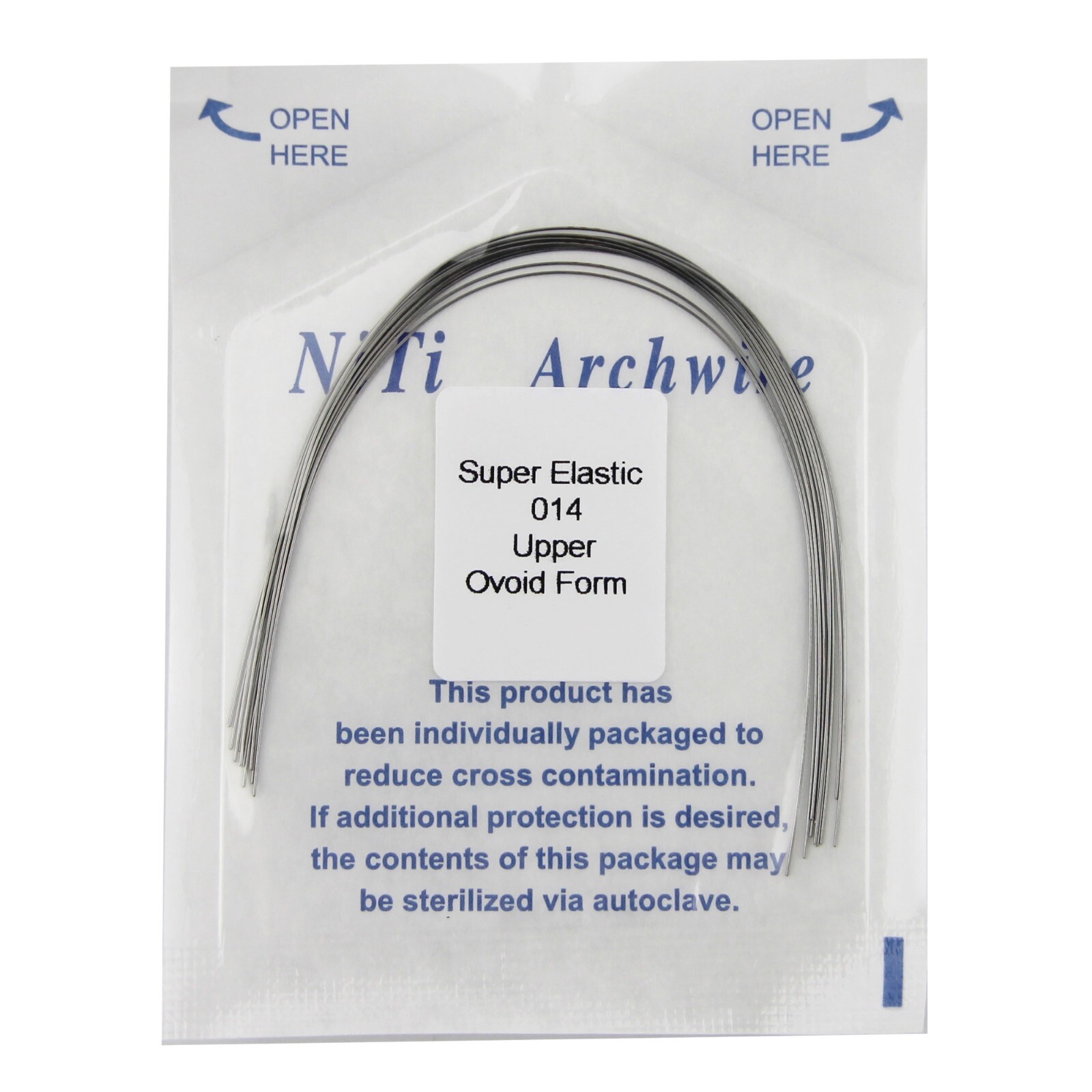 100pcs Dental Orthodontic Arch Wires Niti Rectangular Round Arcos de Ortodoncia