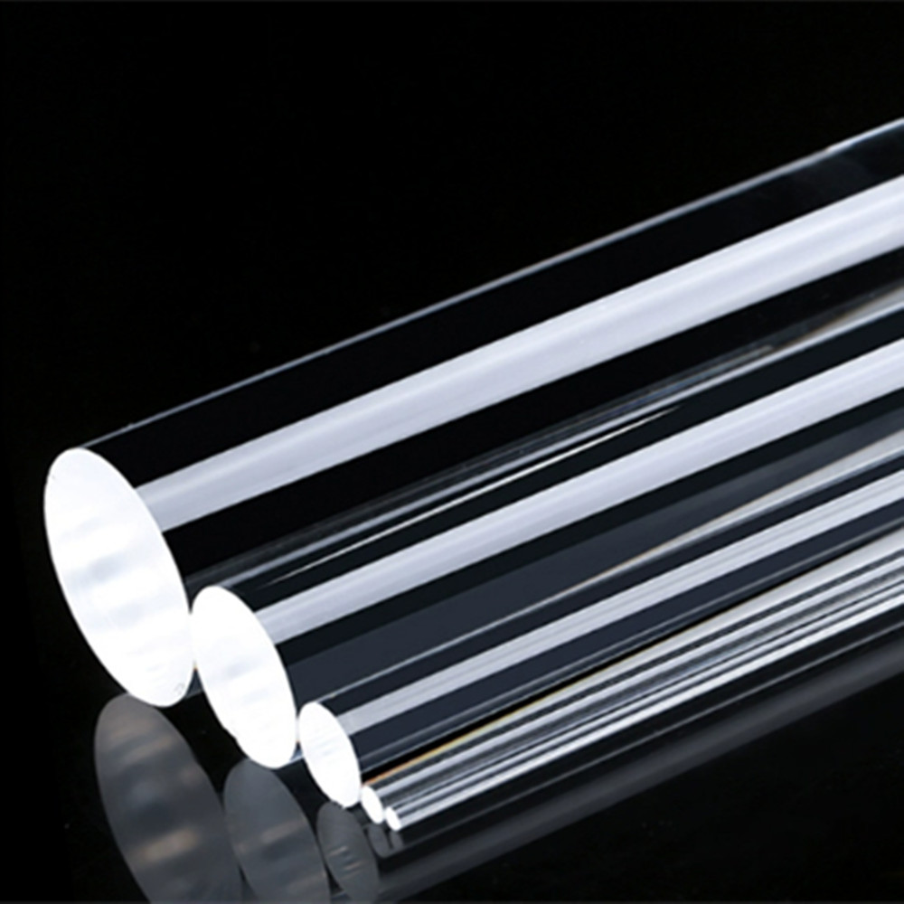 Quartz Rod High Purity Transparent Quartz Glass Rod Stirring Rod , Φ2-60mm