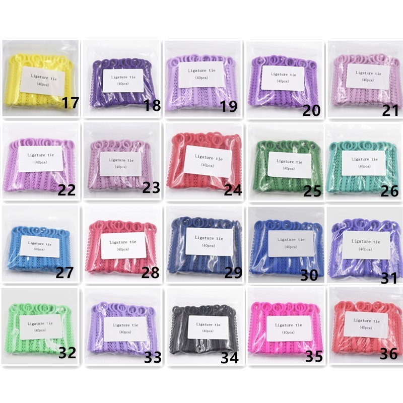 Dental Elastics Brace Rubber Bands 3.5/5.0/6.5OZ Ligature Ties Bracket/Arch Wire