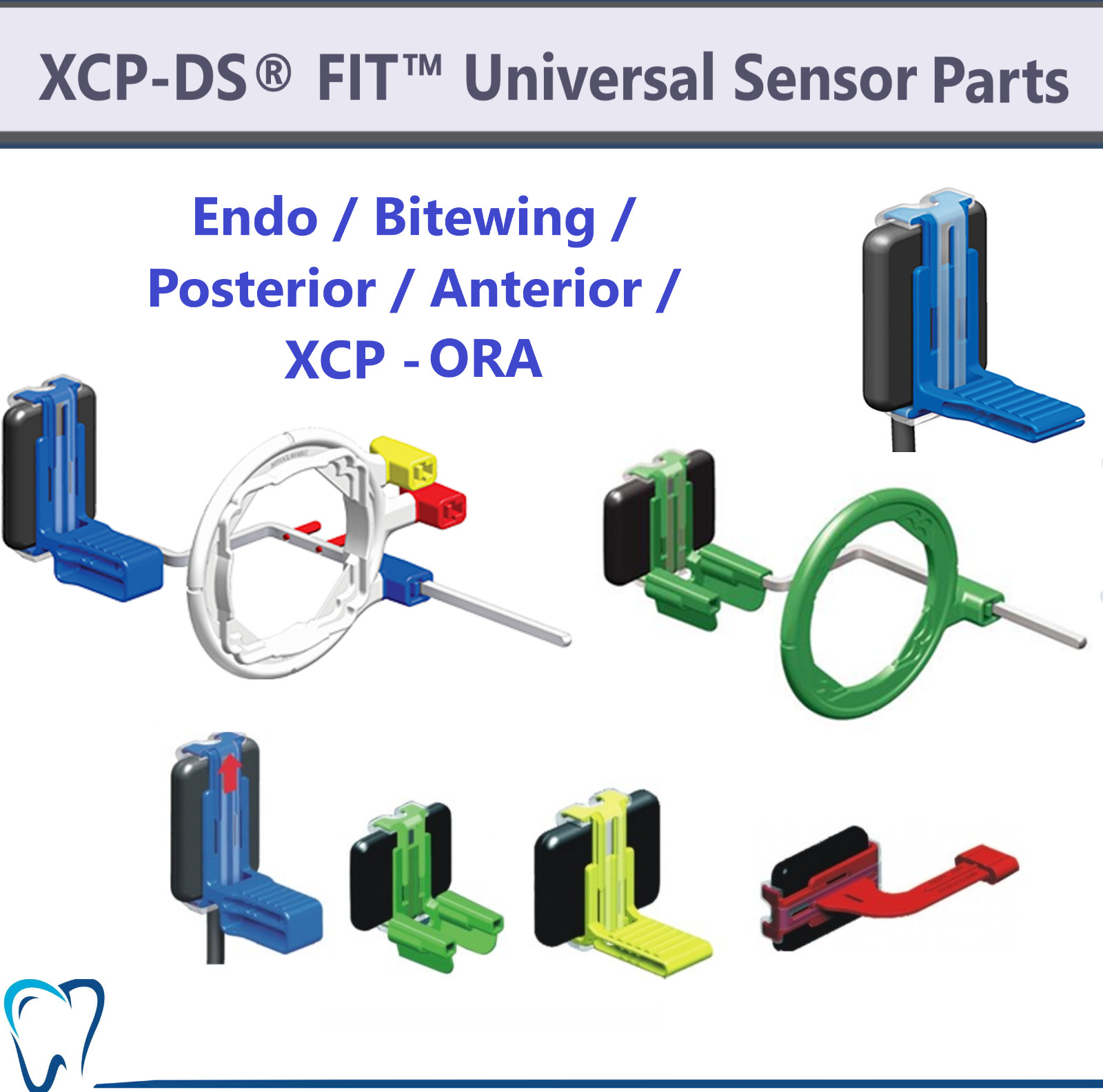 Dental X-Ray XCP Universal sensor holder system Biteblock