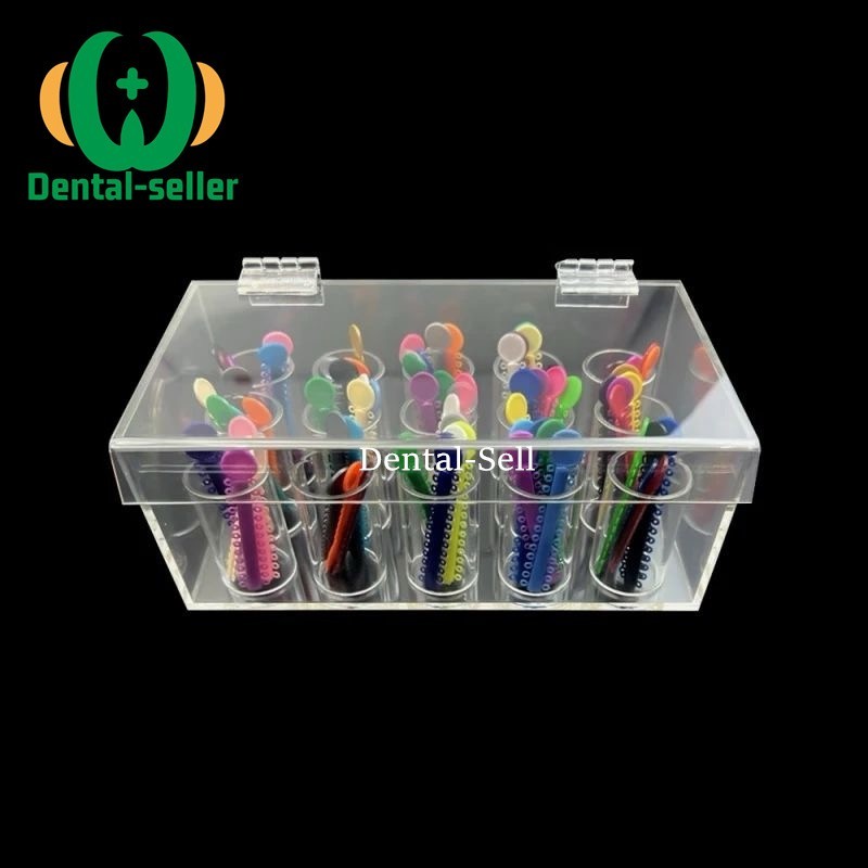 1Pcs Dental Orthodontic Ligature Tie Box Organizer Arcylic Dispenser Storage Box