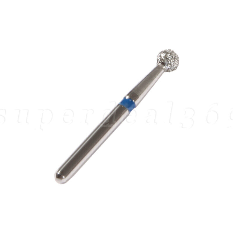 50Pcs Dental Diamond Ball Round Burs FG 1.6mm for High Speed Handpiece BR-30 SA
