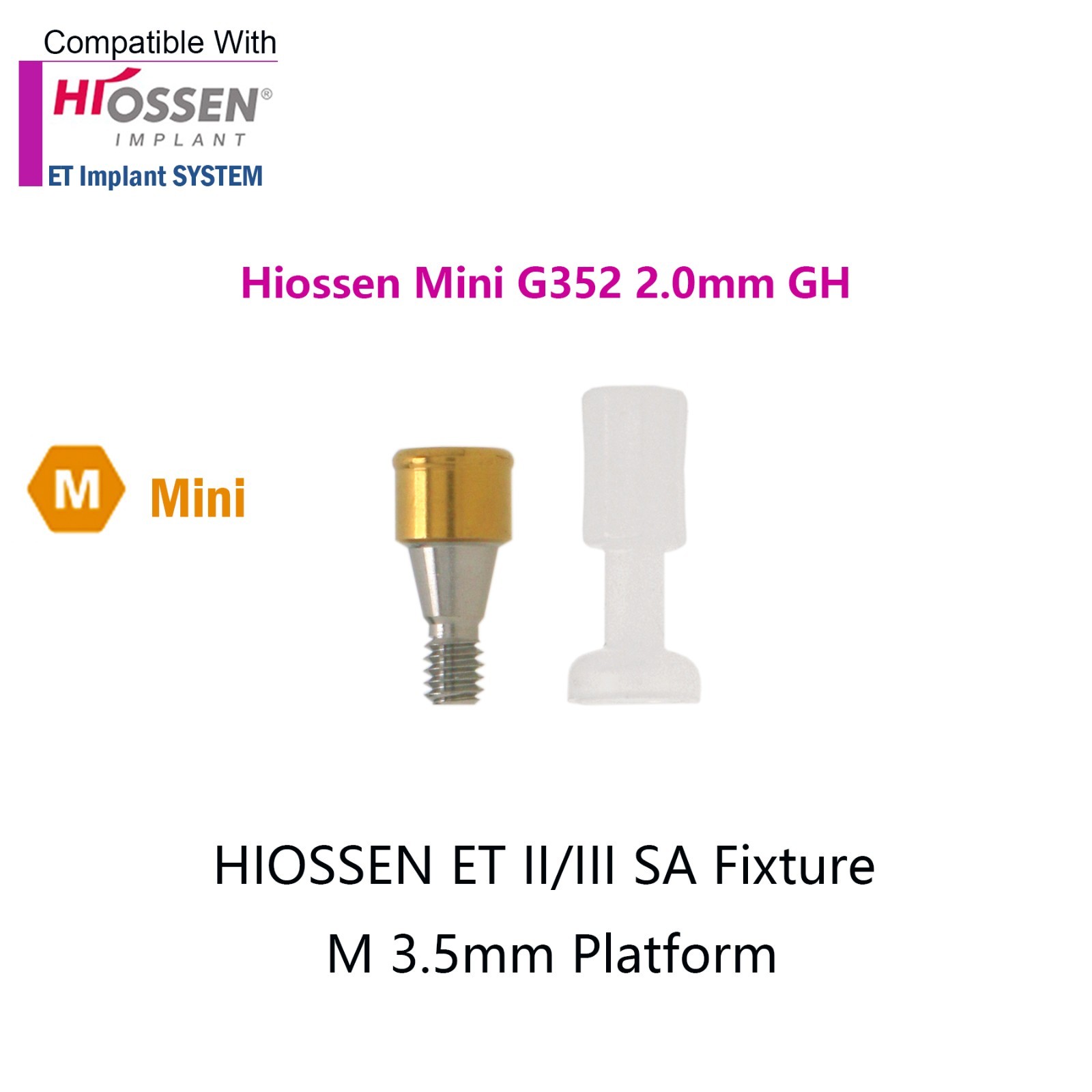 US Osstem HIOSSEN ET Mini Locator Overdenture Abutment Locator Male Caps Tool