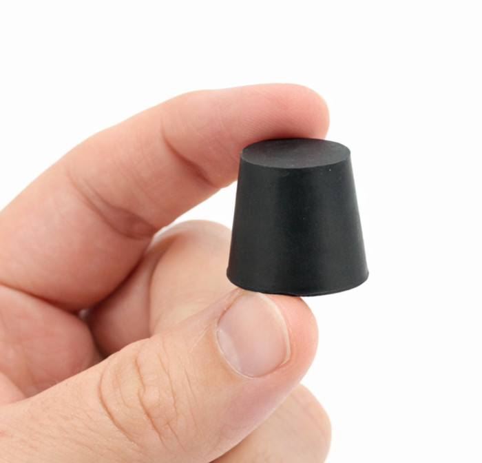 #5 Solid Rubber Stoppers Lab Tapered Plug Cork Fits 1″ ID Various Pack Sizes