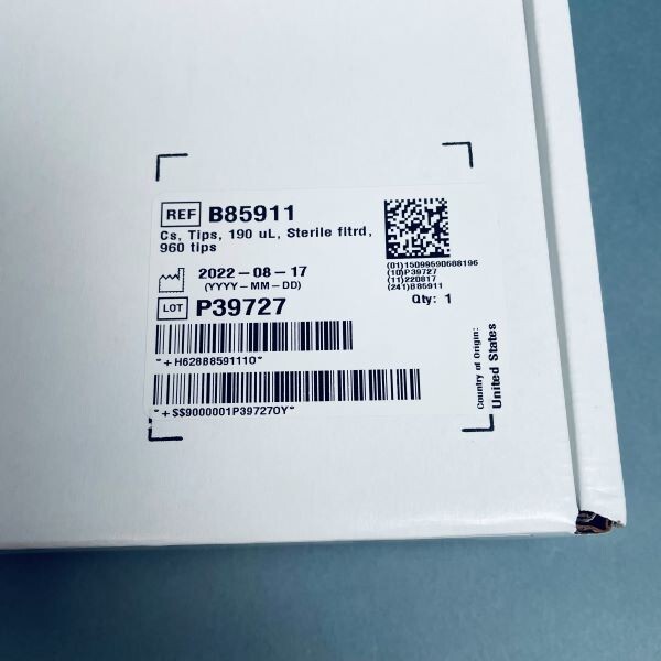 Beckman Coulter Pipette Tips for Biomek i-Series 190 ul 9 Racks