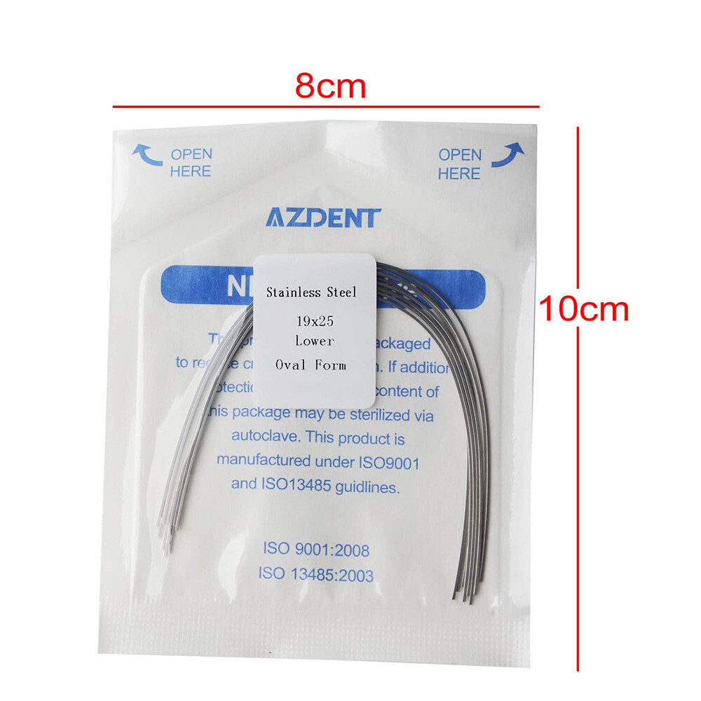 AZDENT Dental Orthodontic Arch Wire Rectangular Stainless steelFor Bracket