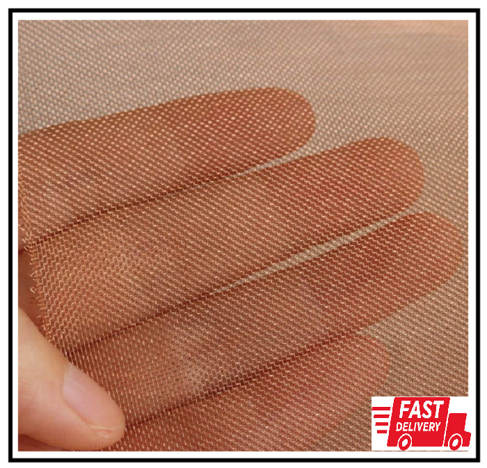 99.9% Pure Copper Wire 40 Mesh- 12.5″ x 38″ Dense Filter Screen Mesh