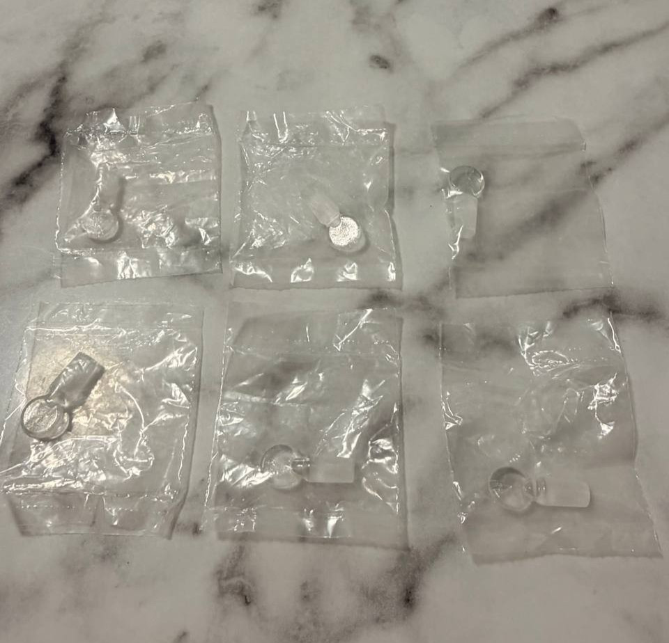 6Pcs Kimax #9 Ground Glass Lab Bottle Stoppers