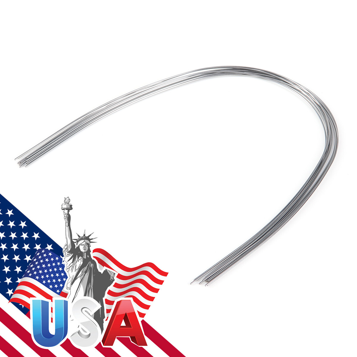 10 XDental Ortho Super Elastic Niti Arch Wires Round Ovoid Form/ Dental Brackets