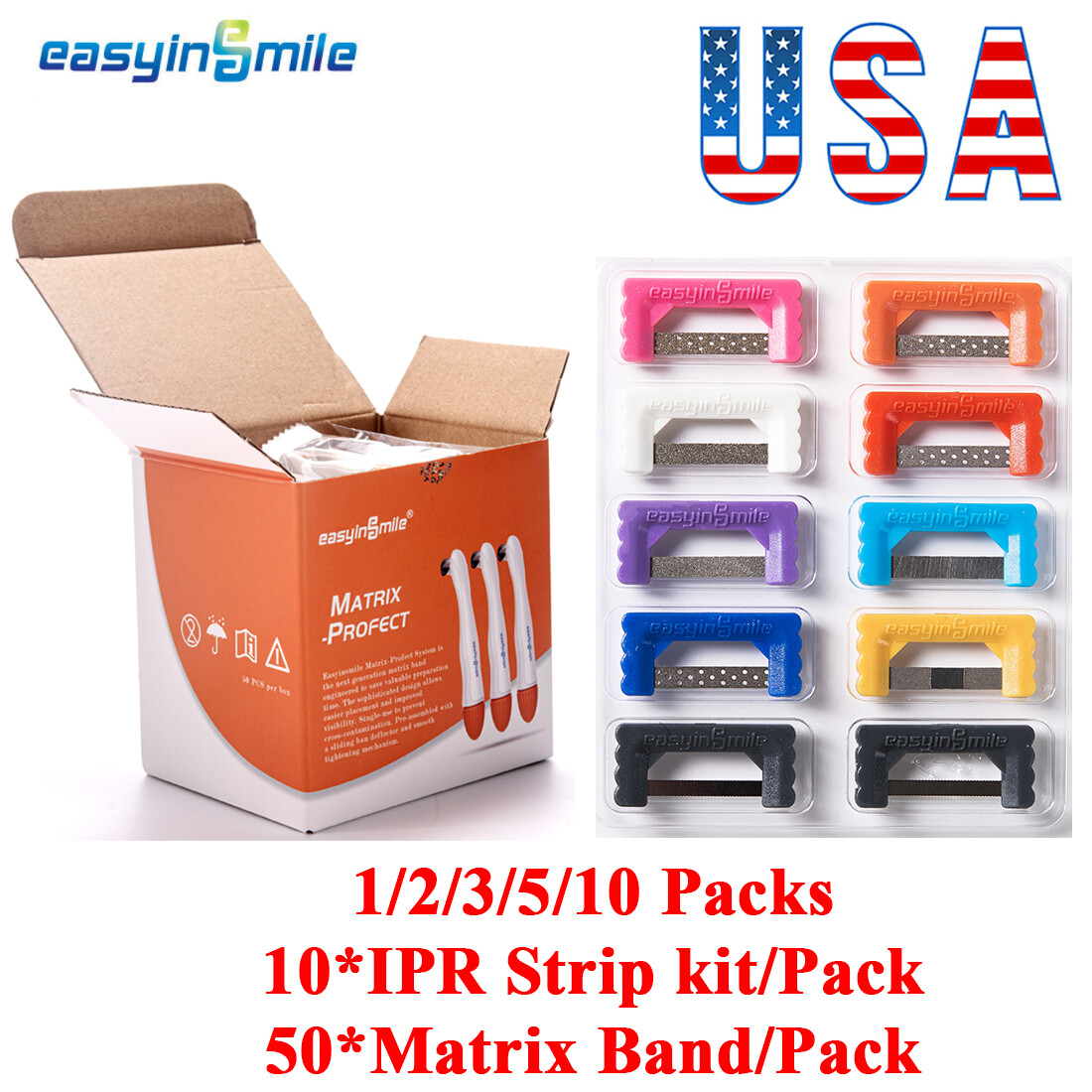 Dental IPR Strip Ortho Interproximal Reduction Strip Pro Matrix Band EASYINSMILE