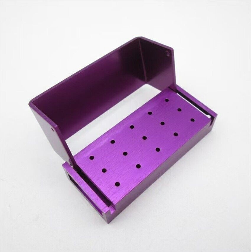 Dental Bur Holder Block Disinfection Box 10/15/16/24/30/56/100/142/152 Holes
