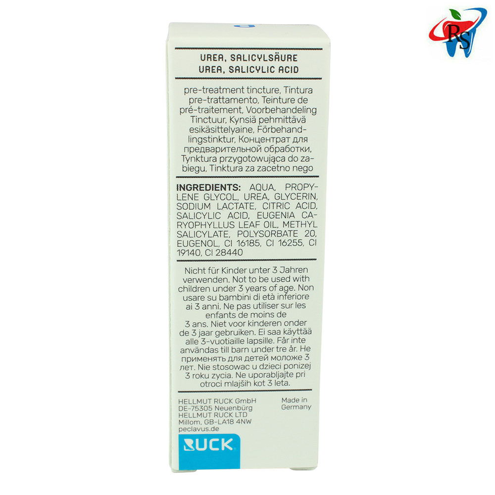 Ruck Peclavus PODOMed Pre Treatment Tincture Cuticle Preparing Rough Skin 20ml