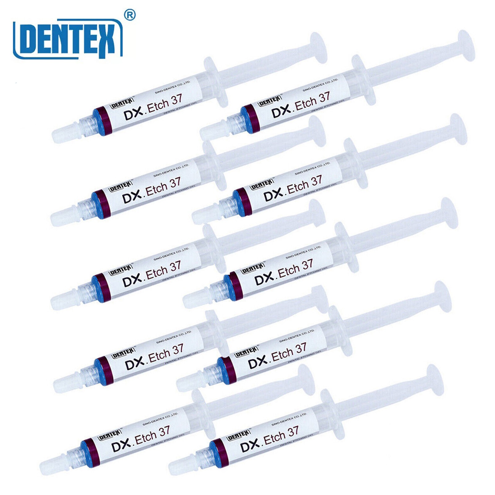 Dentex Dental Acid Etching Gel 37% 5 ml/syringe DX Etch 37