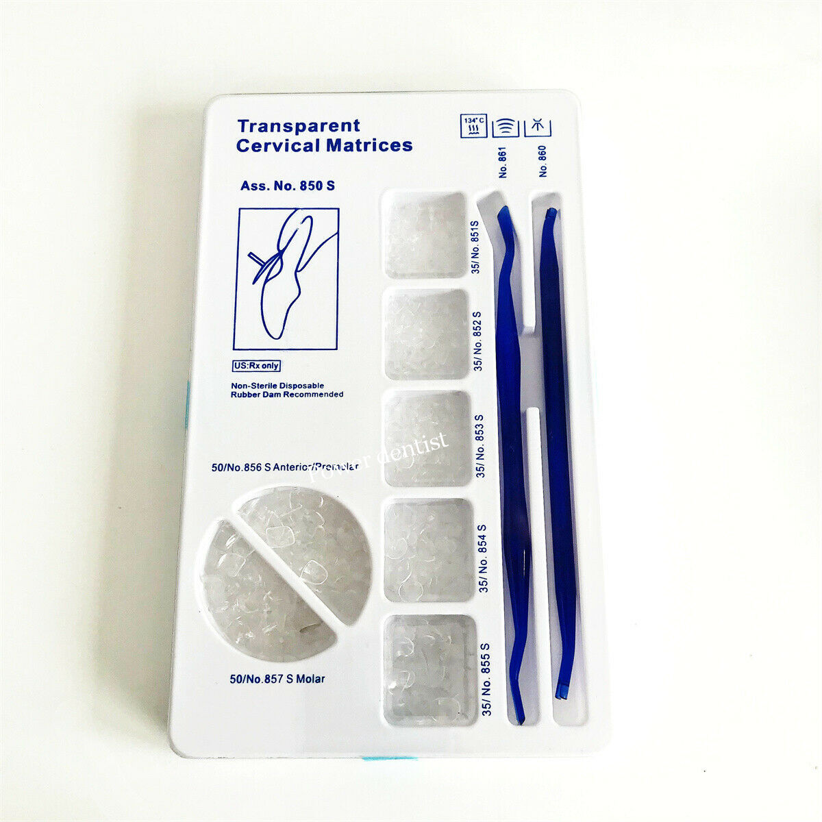 Dental Transparent Cervical Matrice Filling Materials Gingival Retractor Matrix
