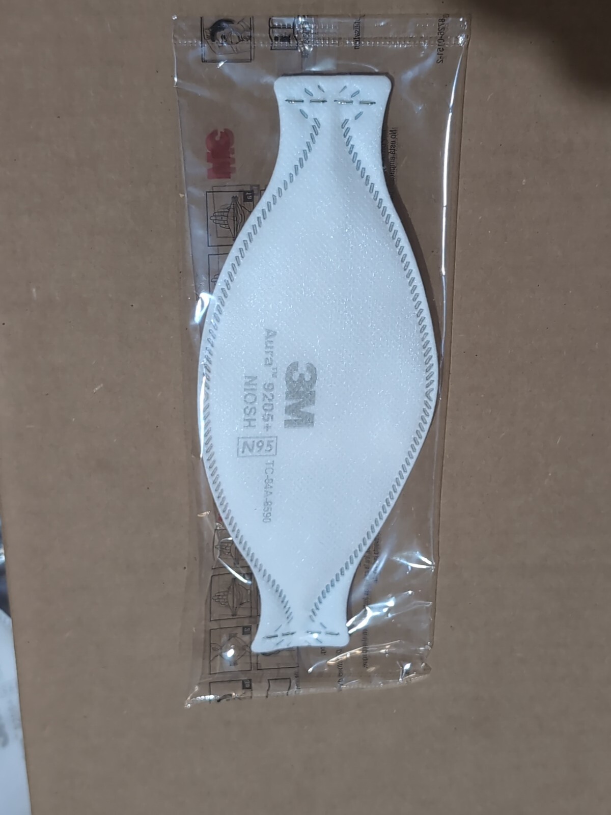 QTY 440 3M Aura 9205+ N95 NIOSH Disposable Respirator Face Mask Case Box 10/2025