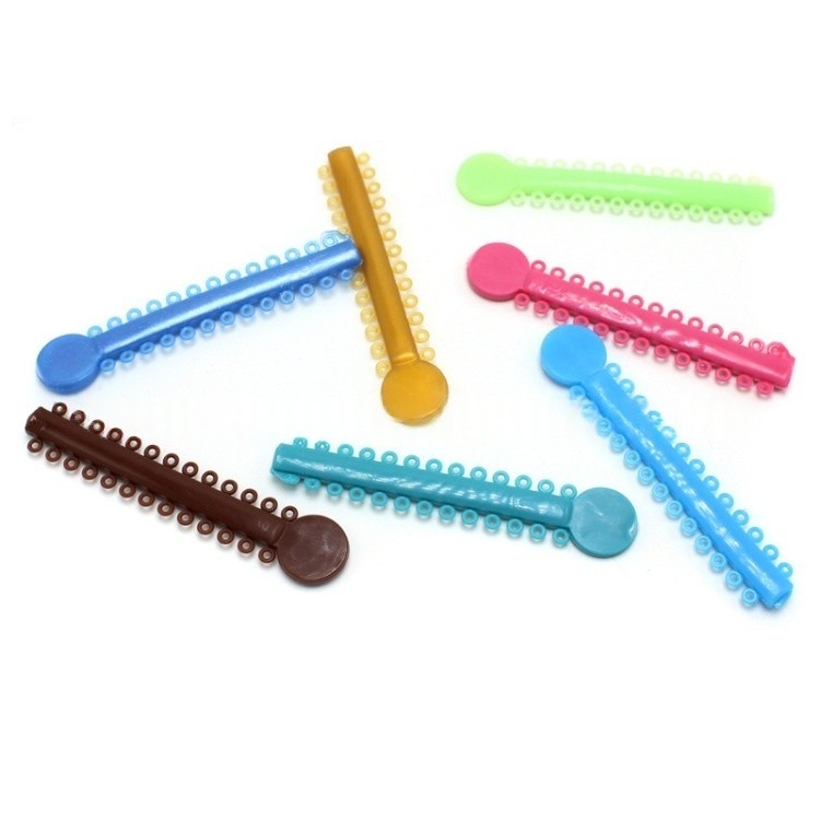 1040Pcs Dental Orthodontic Ligature Ties Elastic Rubber Bands For Bracket Brace