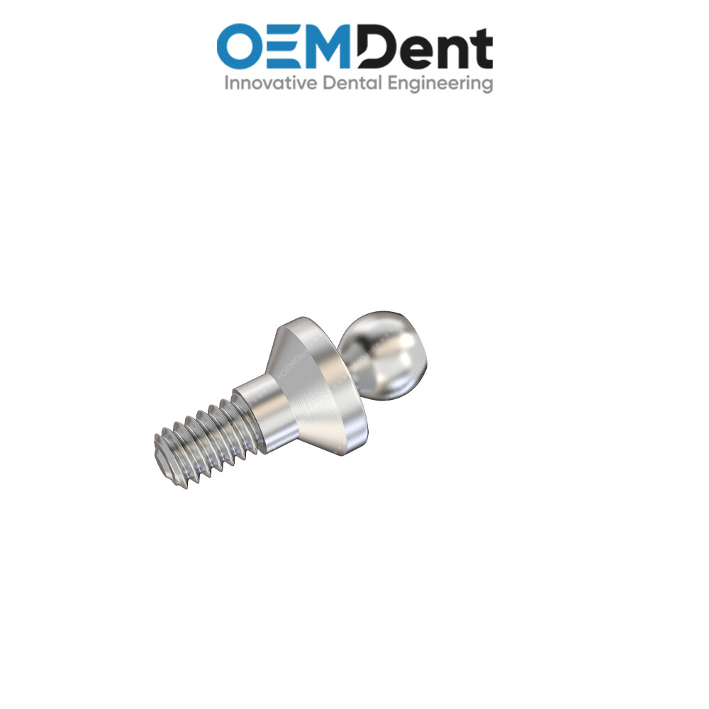 Straight Ball Attachment – DSI® Hexagon 2.42mm Compatible