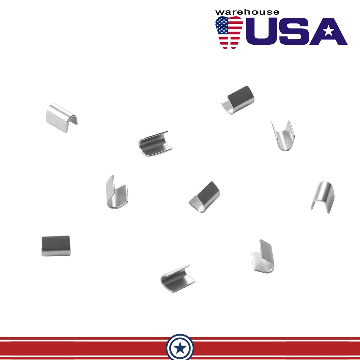 AZDENT 50pcs/Box Dental Orthodontic Universal Crimpable Mini Stops Stainless
