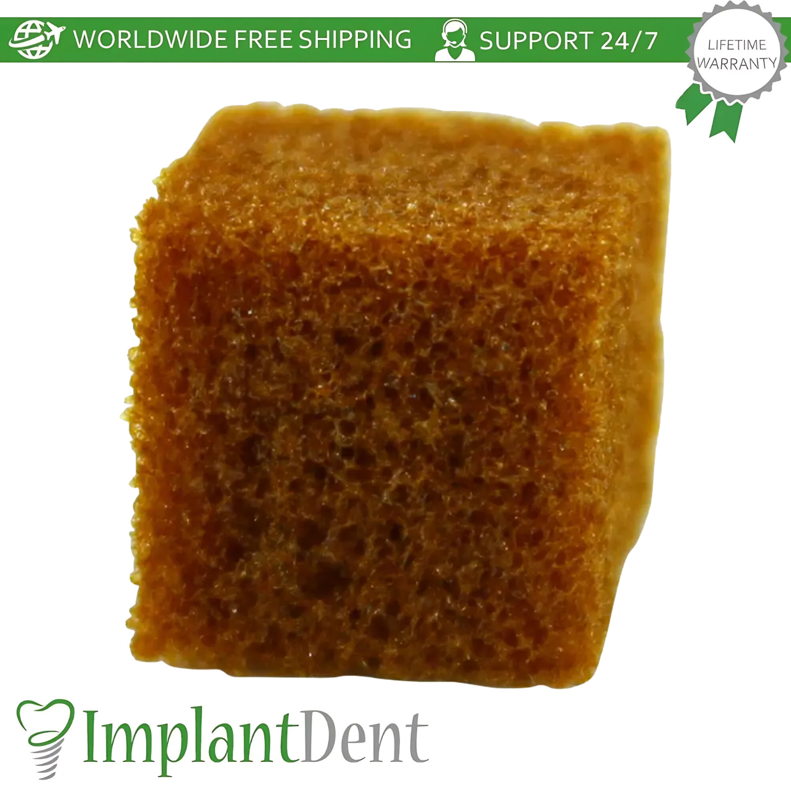 Non-Sterile Gelatin Hem0static Dental Sponges with Silver 50pcs Cubes Dentist