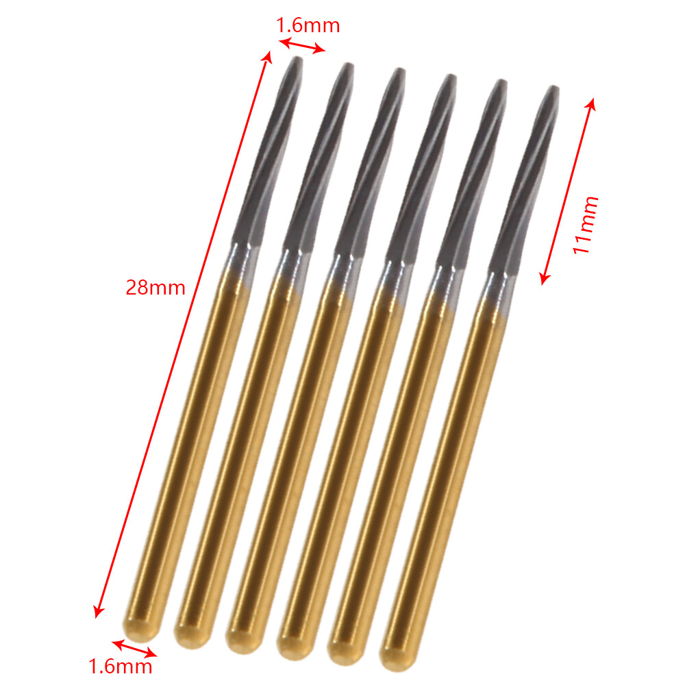 Dental Surgical Zekrya Tungsten Carbide Bone Cutters Finishing Burs FG Burr 28mm