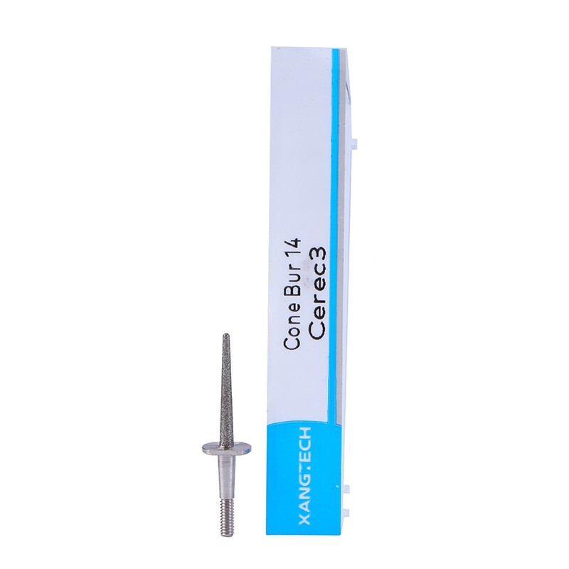 Dental Cerec 3 Diamond Wet Tools Cylinder Bur 1.2mm/1.6mm for Disilicate Blocks