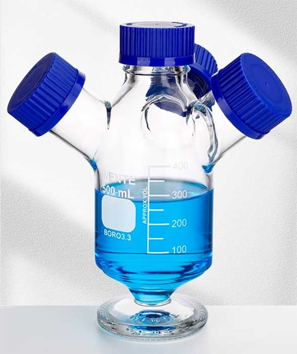 Lab Supply Glass Recovery Reagent Bottle 100ml-1000ml Multi GL45 Openings