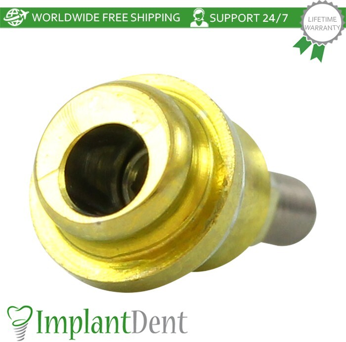 2x Angulated 30° Lokator Titanium Attachment Dental Int Hex Connection 2.42mm
