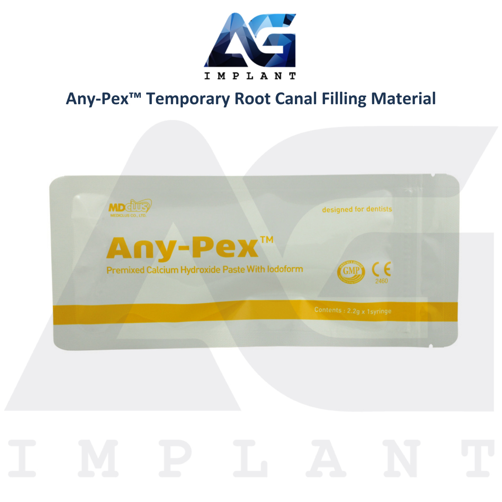 Any-Pex™ Temporary Ro0t Canal Filling Material 2.2g Syringe Dental Restorations