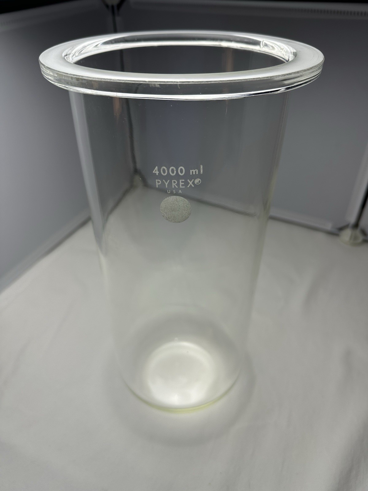 4000ml/4L Glass Pyrex Heavy Wall Reaction Kettle Flat Bottom Fantastic Condition