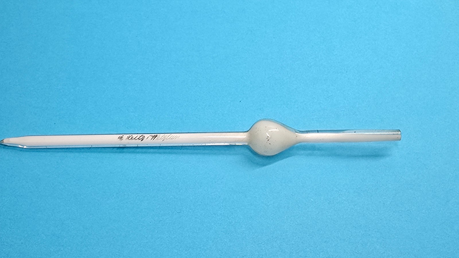 Vintage ERNST LEITZ WETZLAR Volumetric Glass Pipette Rare Labware Germany Lab