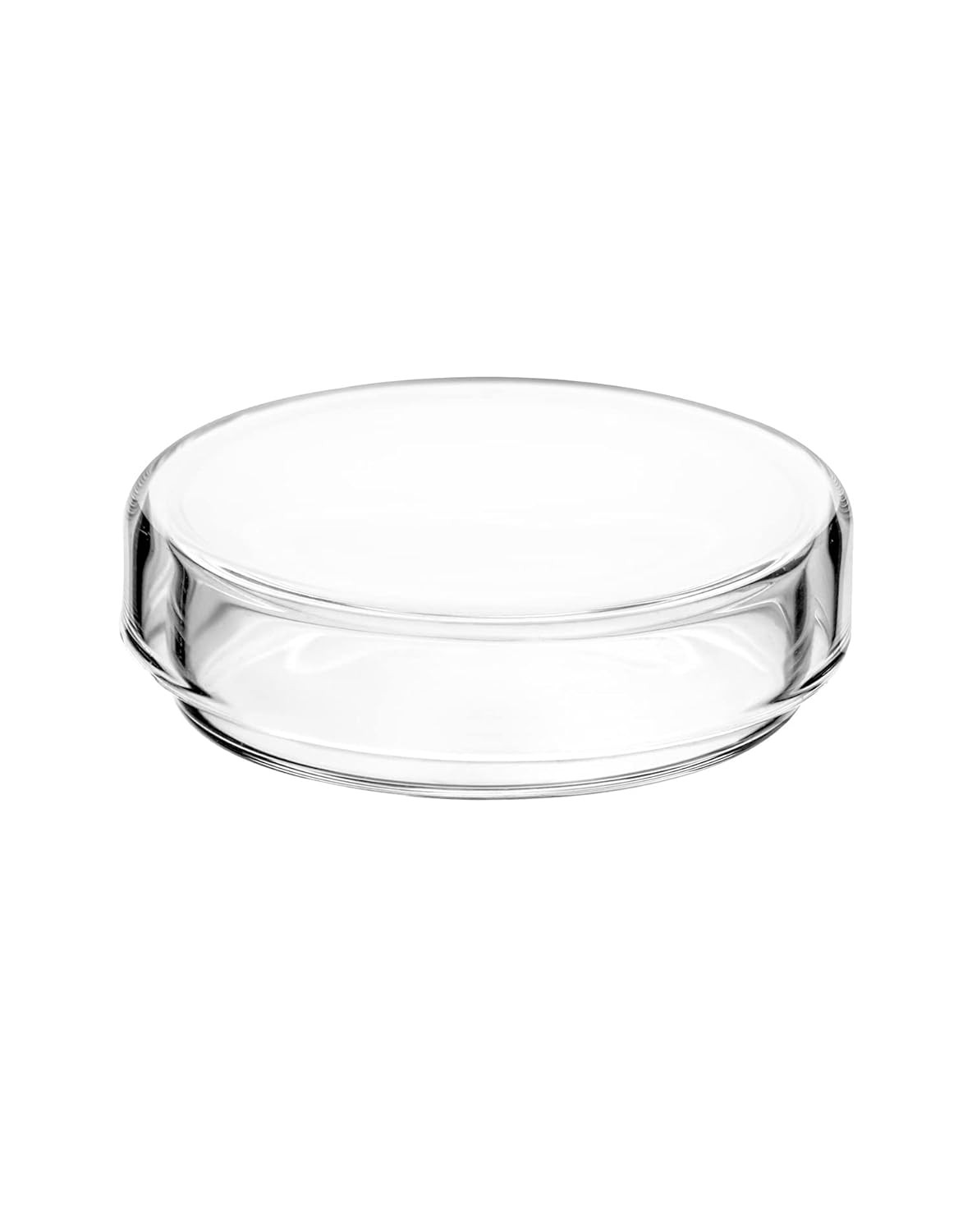 Glass Petri Dishes 5 Pack 60mm x18mm Thick Reusable Plates with Lids Lab Use Set