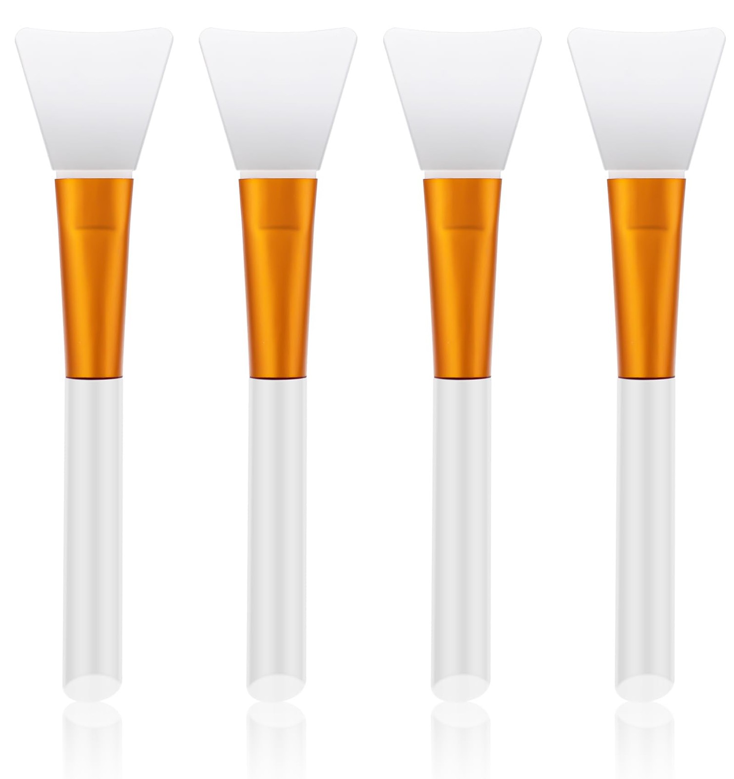 4 Pcs Silicone Face Mask Brush Applicator, Applicator Tool for White