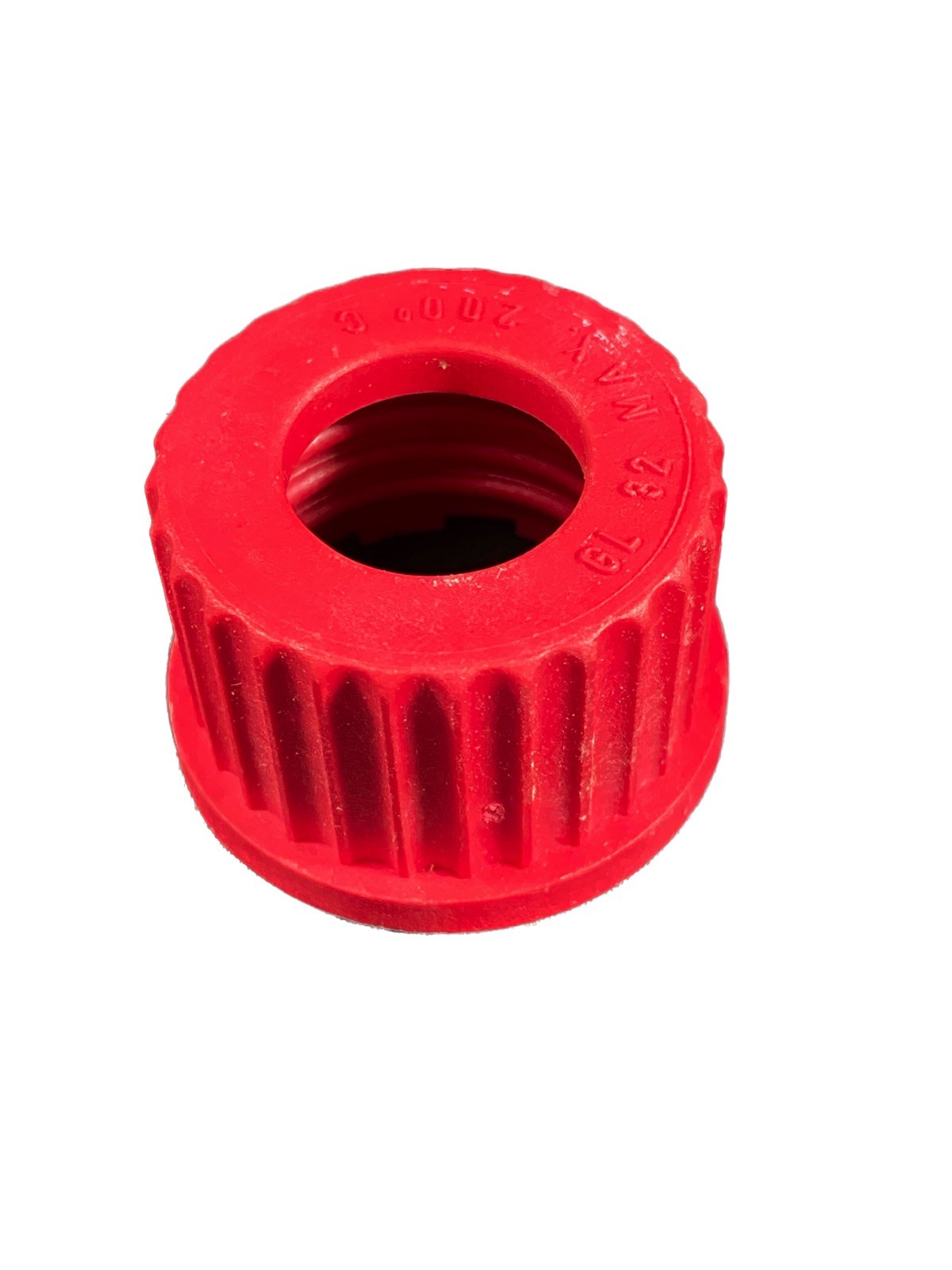 SCHOTT DURAN PBT Red Open Top High Temperature GL32 Screw Cap 292270808 (1/Pack)