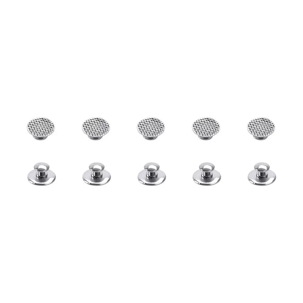 10 Pcs/Pack Dental Orthodontic Round Lingual Button Bondable Mesh Base Split