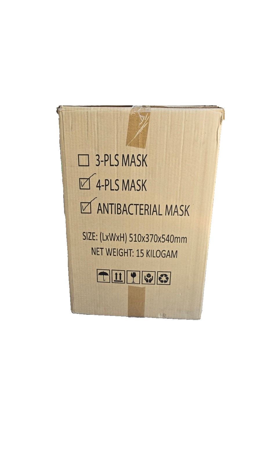 2500 Kio Luxury 4 Layer Disposable Face Masks Nano Silver 50 Boxes Per Case