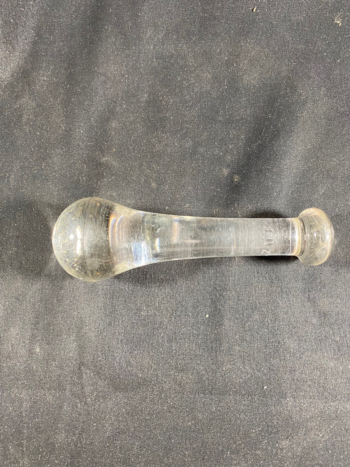 Laboratory Solid Glass 8oz. Grinding Pestle 150mm L x 45mm OD