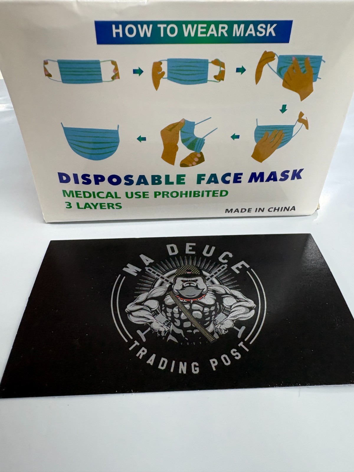 **Box of 50** Disposable 3 Layer Ear Loop Face Mask