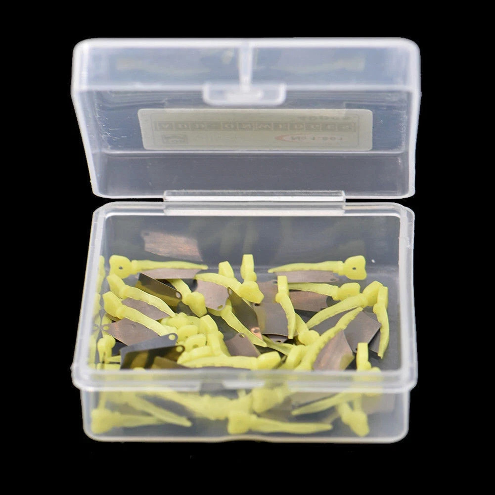 40 Pcs/Pack Interproximal Dental Plastic Wedge With Protection Wedge Green