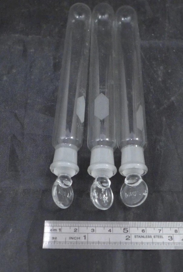 Set of 3 || KIMBLE Kimax Test Tube 16×150 mm 18 mL repl ST #13 stp #45100-16150