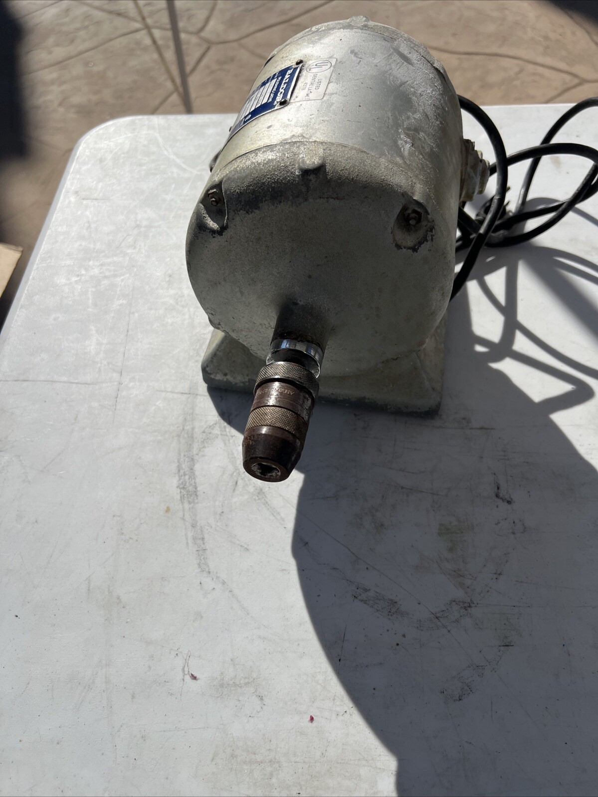 Baldor 437B Dental Polishing Lathe Two Speed 1/4 HP Cat. No. 353T 3450 /1725 RPM