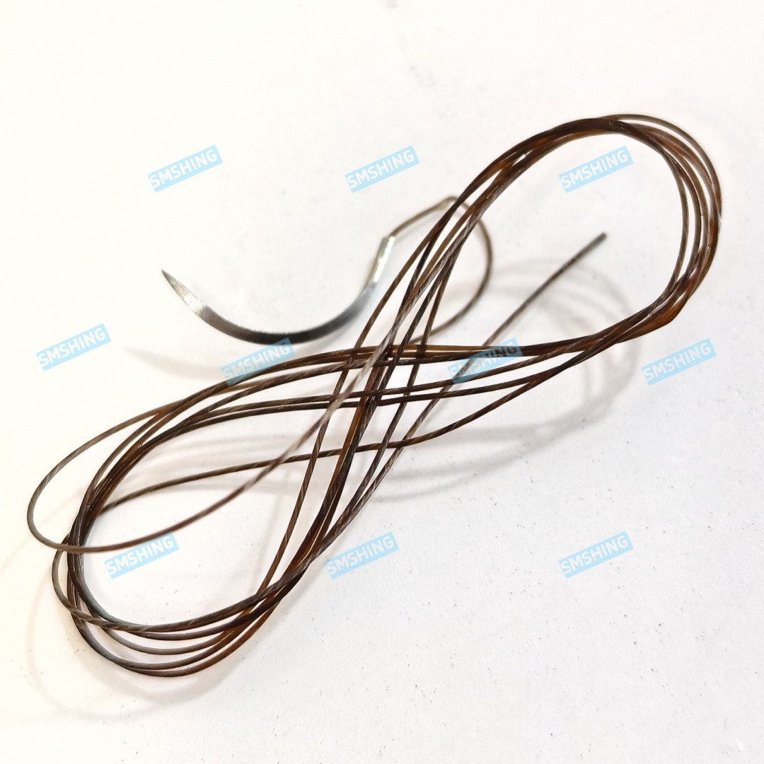 Absorbable Dental Oral Surgical Sutures CHROMIC GUT 3-0 PGA 4/0 Natural Needled